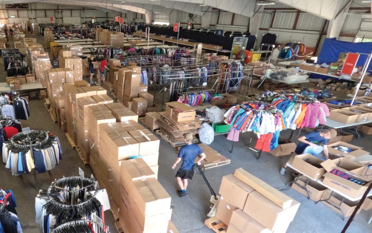 Lands' End Warehouse Clearance Event